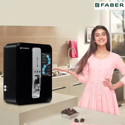 Faber FWP Neutron PRO (RO+UV+COPPER GUARD+PH ENHANCER+MINERAL FILTER) 10 L RO + UV Water Purifier  (Black) Faber FWP Neutron PRO (RO+UV+COPPER GUARD+PH ENHANCER+MINERAL FILTER) 10 L RO + UV Water Purifier  (Black)